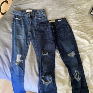PACSUN MIDRISE SKINNY JEANS